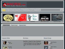 Tablet Screenshot of macidol.com